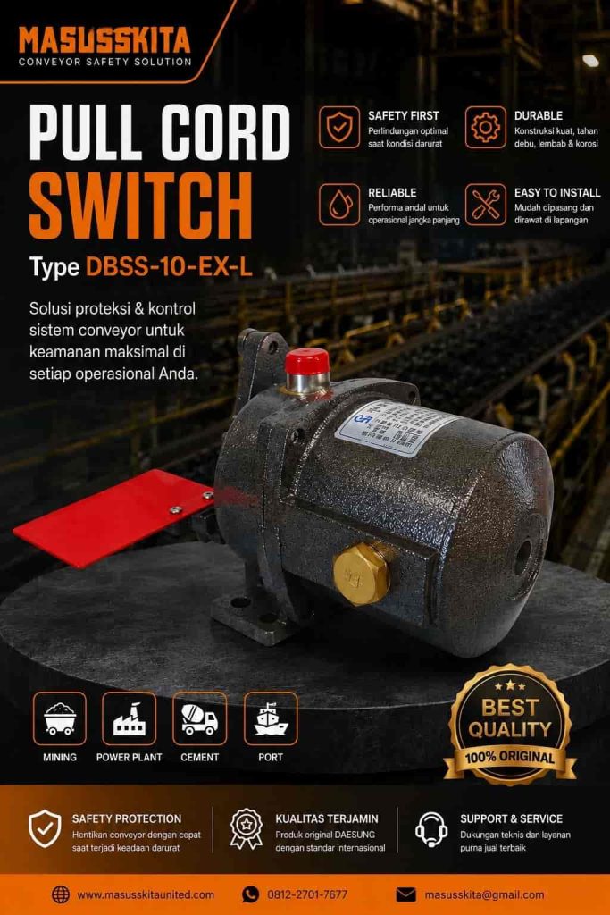 Jual Pull Cord Switch Type DBSS-10EX-L Daesung Original